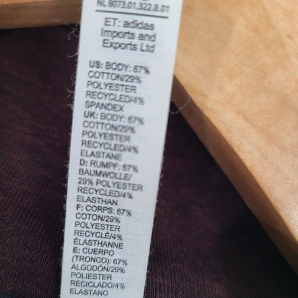 Adidas Here to‎ Create Heartracer Jacket Night Red / Black Womens Small CZ8999 - Picture 6 of 8